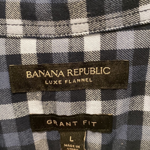 Banana Republic Mens Luxe Flannel - Large - Picture 2 of 2